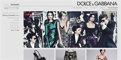 world of Dolce & Gabbana website